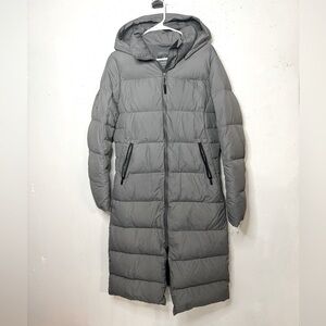 *SOLD* Backcountry Oksdjord Down Parka Women's Gray Hooded Puffer Coat Medium